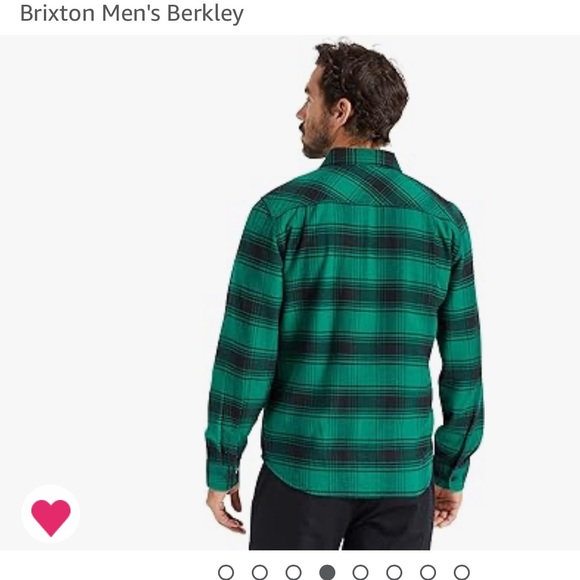 Brixton Berkley Flannel EUC - Picture 3 of 3